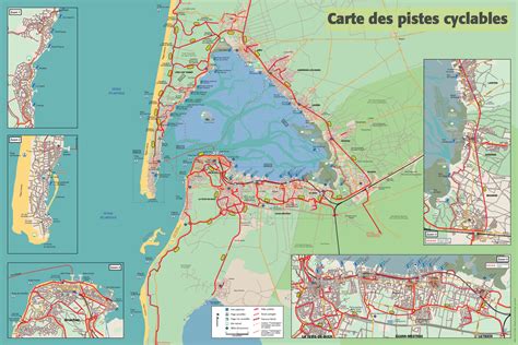 Le Cap Ferret à vélo : informations, location de vélo, balades à vélo, carte