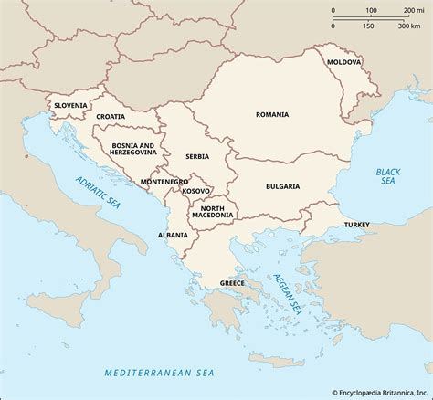 Where Is The Balkan Peninsula Located On A Map