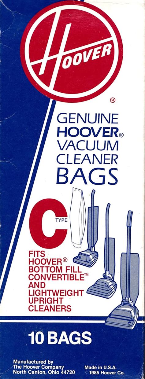 Amazon.com: Hoover Genuine Vacuum Cleaner Bags: Household Vacuum Bags ...