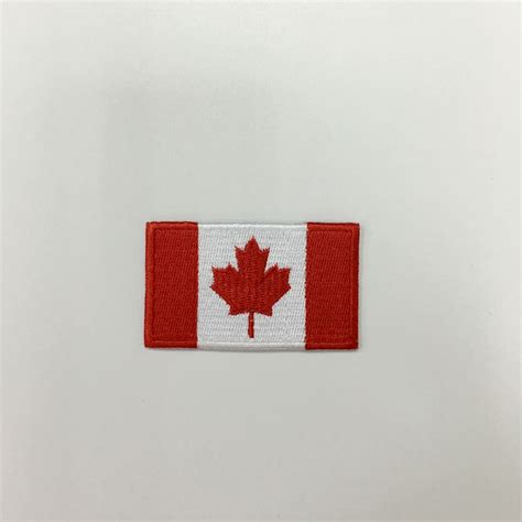 2019 Canada Flag Patches 2.5*1.5cm Hot Cut Iron On 100% Low Price Good Quality Patch For Jerseys ...