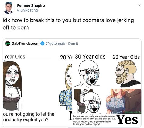 Zoomers Love 2 crank | Gab's Anti-Porn Memes | Know Your Meme