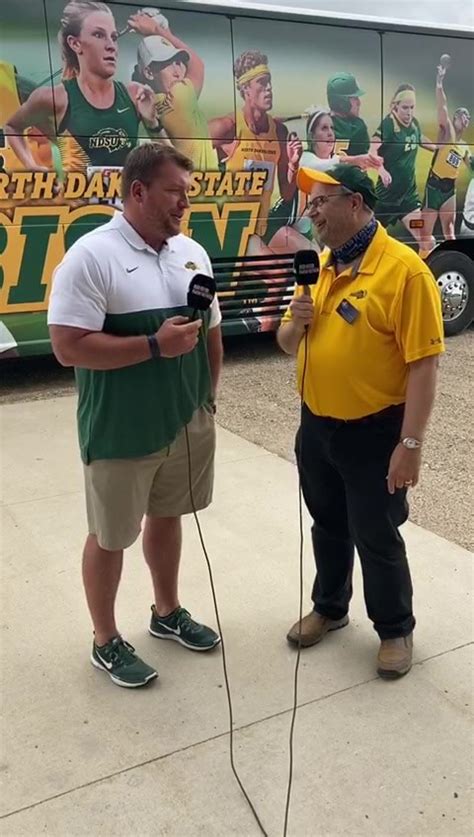 NDSU Head Coach Matt Entz is with us at the Pioneer NDSU Tailgate Tour ...