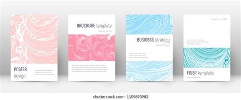 Cover Page Design Template Minimalistic Brochure Stock Vector (Royalty ...