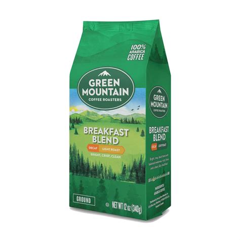 Green Mountain Coffee 12 oz. Breakfast Blend Decaf Ground Coffee ...