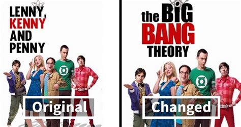 20 Side-By-Side Images That Show How These Popular TV Shows And Movies Were Named At First ...