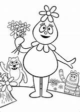 Fun Coloring Pages Yo Gabba sketch template