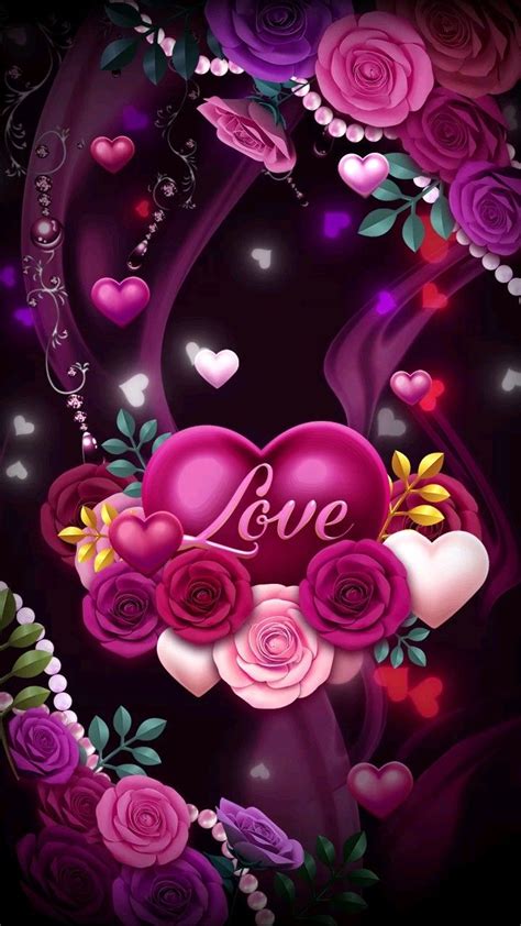 Pin by Sheila Brown on HEARTS & VALENTINE in 2023 | Cute flower wallpapers, Purple flowers ...