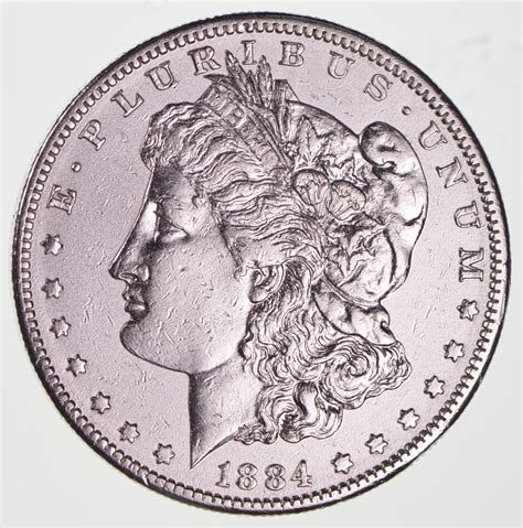 RARE - High Grade - 1884-S Morgan Silver Dollar - KEY DATE - Look at price guide! | Property Room