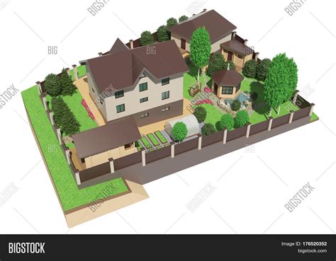 3D Rendering Landscape Image & Photo (Free Trial) | Bigstock