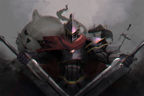 Knight wearing armor holding swords wallpaper, Overlord (anime), Ainz ...