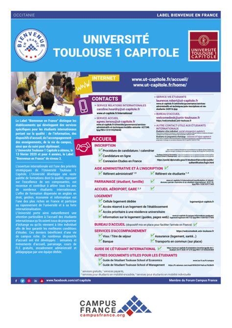 Université Toulouse 1 Capitole | Campus France