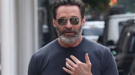 Hugh Jackman steps out without wedding ring following split from wife after 27 years of marriage ...