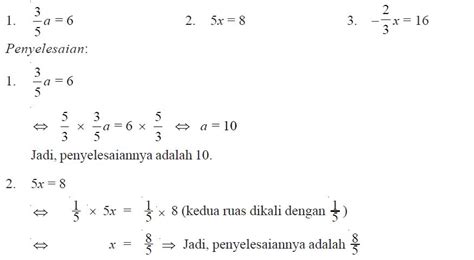 Pengertian dan Contoh Soal Persamaan Linear Satu Variabel (PLSV) | Berpendidikan