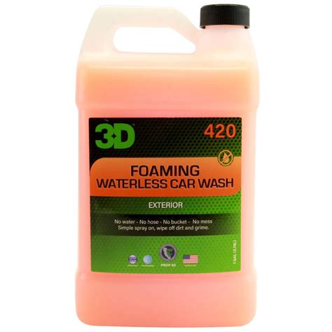 3D Foaming Waterless Car Wash - 128 oz - Detailed Image