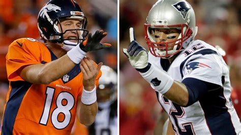 Tom Brady vs. Peyton Manning, by the numbers