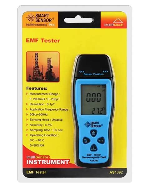 Emf Meter Electromagnetic Field Radiation Detector Handheld Mini ...