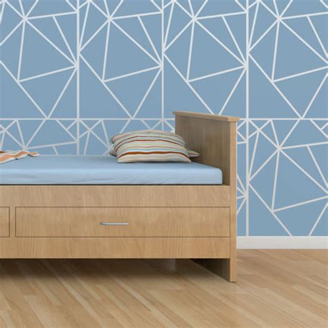 Geometric Allover Wall Stencil - Contemporary - Wall Stencils - by Cute ...