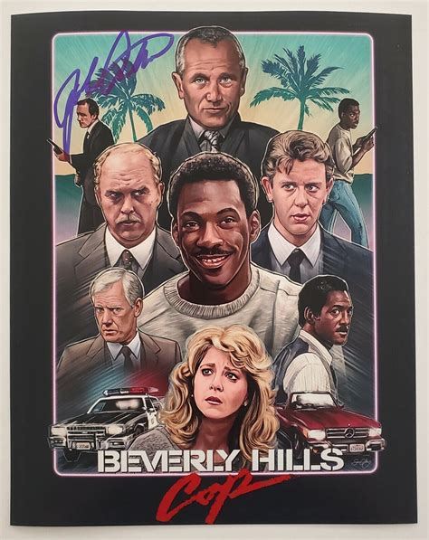 John Ashton Signed Beverly Hills Cop 8x10 Photo Taggart Little Big League RAD | eBay