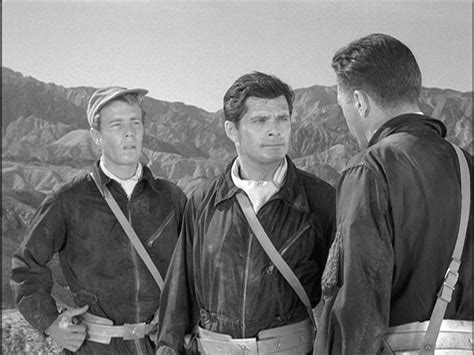 Ted Otis, Dewey Martin, Edward Binns in "I Shot an Arrow into the Air" Episode #15 (01/15/60 ...