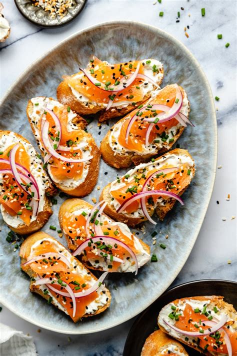 Smoked Salmon Crostini | Ambitious Kitchen