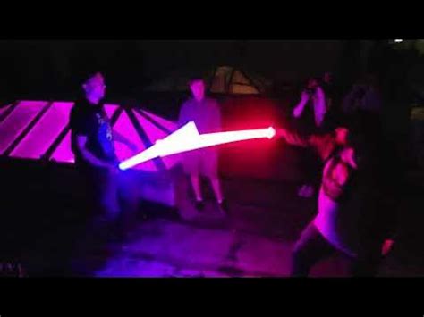 Robert (Airsoftfatty) Mondo Megabits Gatekeep NYC Roof Top Lightsaber ...