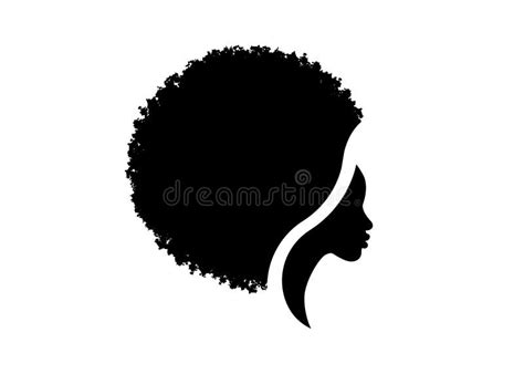 Silhouette Afro Stock Illustrations – 7,631 Silhouette Afro Stock ...