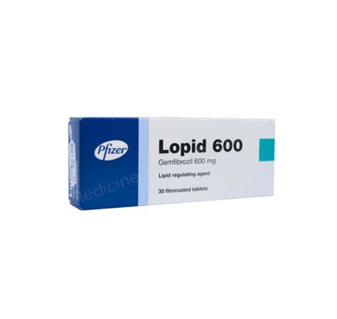 GEMFIBROZIL (LOPID 600mg) Rx - MEDICINE FOR WORLD