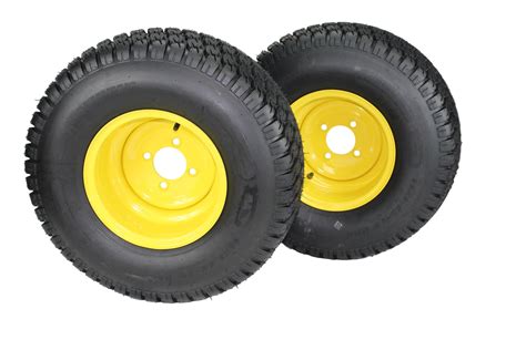 20x10.00-8 Tires & Wheels 2 Ply for Lawn & Garden Mower Turf Tires Set ...