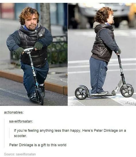 Peter Dinklage on a scooter ladies and gents. You're welcome. Game Of Thrones Books, Game Of ...