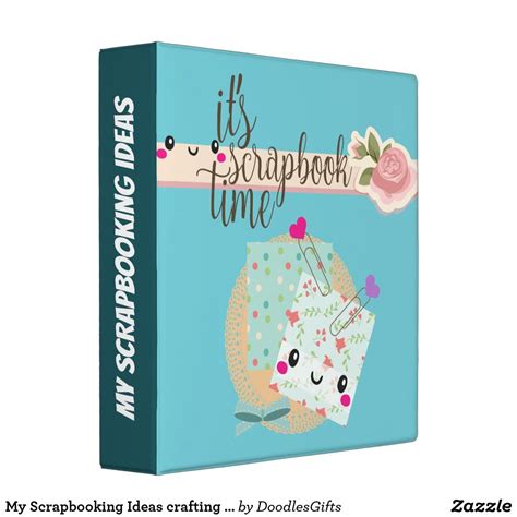 My Scrapbooking Ideas crafting room binder | Zazzle.com | Crafts, Scrapbook, Room