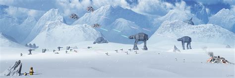 Star Wars, LEGO Star Wars, Battle of Hoth, Hoth, Battle, Atat, Snow, Artwork Wallpapers HD ...