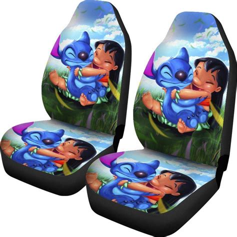 Stitch And Lilo Cute Car Seat Covers – Car Accessories DN Cartoon Fan Gift – Choose Life. Choose ...