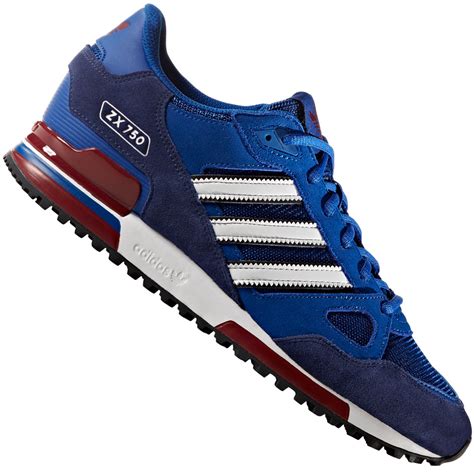 adidas Originals ZX 750 Sneaker Core Royal/White/Dark Blue | Fun-Sport-Vision