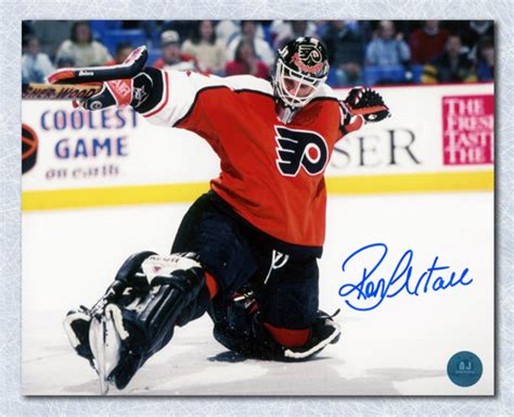 Ron Hextall Philadelphia Flyers Autographed Kick Save 8x10 Photo - NHL Auctions