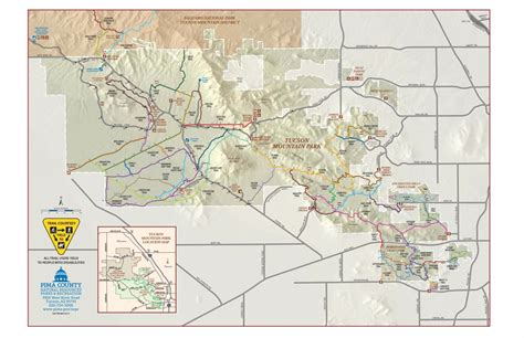 Tucson Mountain Park Map - September 2019 Cover Page