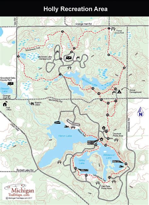 Holly Recreation Area Map – Map Of The World