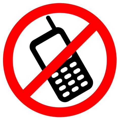 No cell phones allowed vector icon | Free SVG