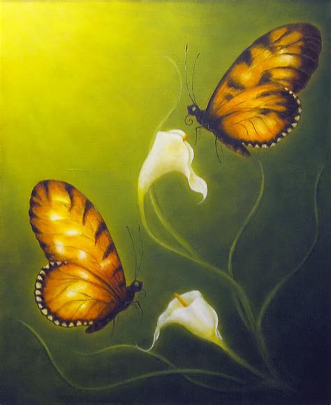 Oil Paintings Of Butterflies