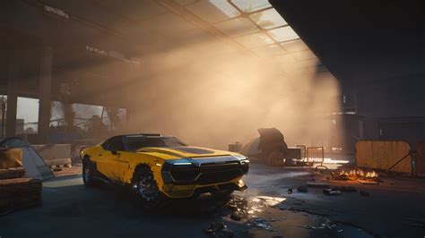 Cyberpunk 2077 Yellow Car Wallpaper 45599 - Baltana