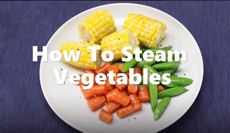 How to Steam Vegetables Video | American Heart Association