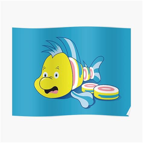 "Flounder Sushi" Poster by scoweston | Redbubble