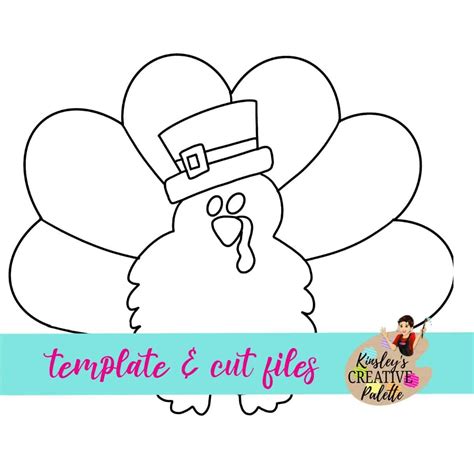 Turkey Door Hanger Template (Downloadable) | Kinsley's Creative Palette