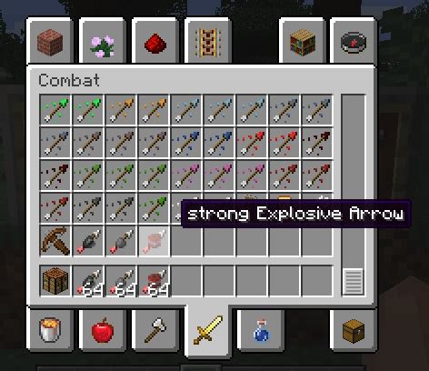 Explosive Arrows - for Bows, Crossbows and Dispenser Screenshots - Mods - Minecraft