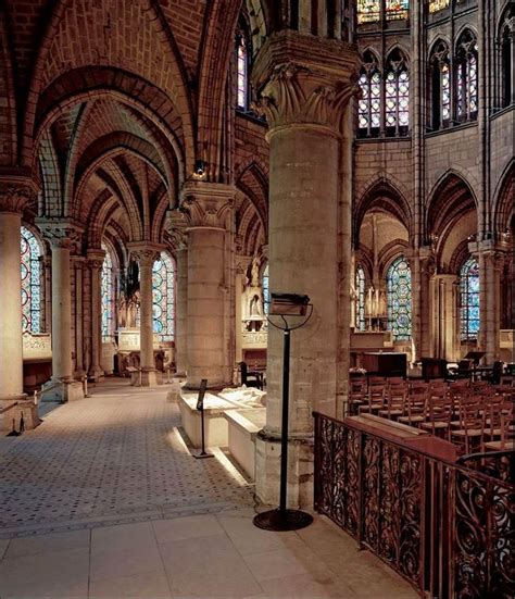 pg 494 (fig 16-3) Ambulatory and Apse Chapels of the Abbey Church of Saint-Denis. France, 1140 ...