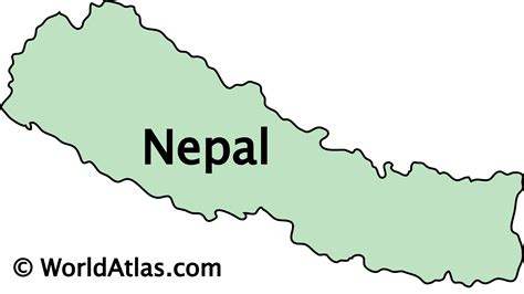 veneno Representar deuda nepal map outline Influencia vertical danza