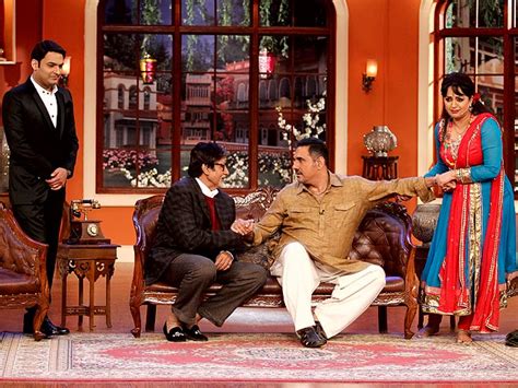 PIX: Amitabh, Boman on Comedy Nights with Kapil - Rediff.com Movies