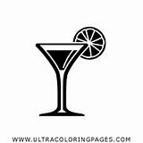 Cocktail Glass Coloring Page  Ultra Pages sketch template