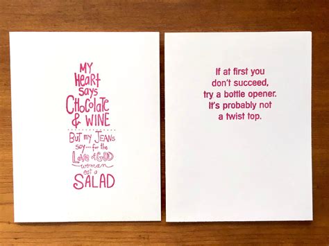 8 Funny Cards, Blank All Occasion Adult Humor Card Pack Set, Sarcastic ...