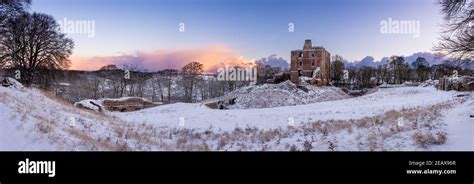 Norham castle sunrise hi-res stock photography and images - Alamy