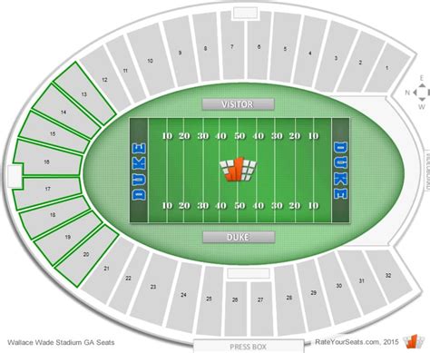 Duke University Football Stadium Seating Chart - Stadium Seating Chart